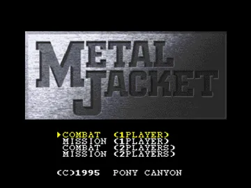 Metal Jacket (JP) screen shot title